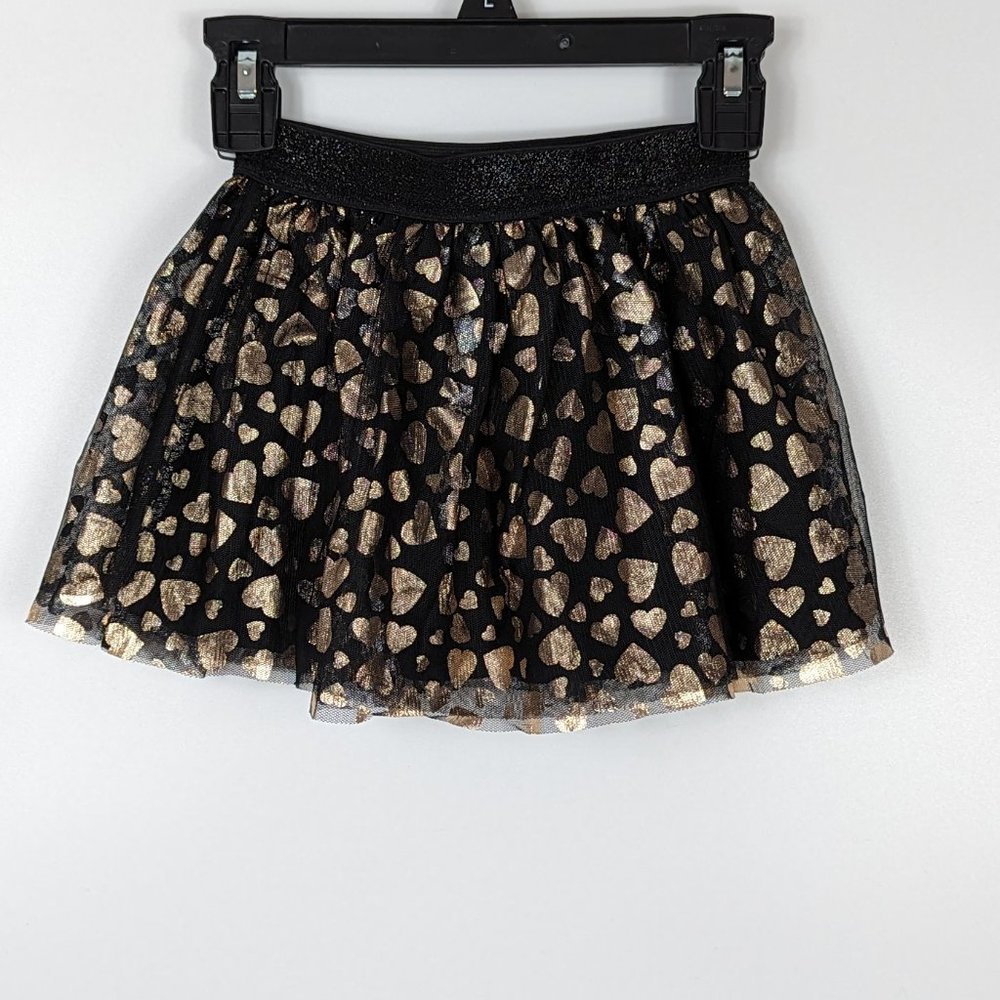 Disney Princess Black Gold Heart Tulle Tutu